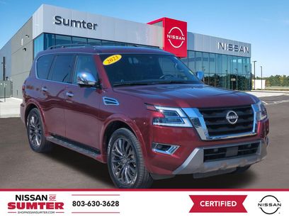 Certified 2023 Nissan Armada Platinum w/ Captain's Chairs Package