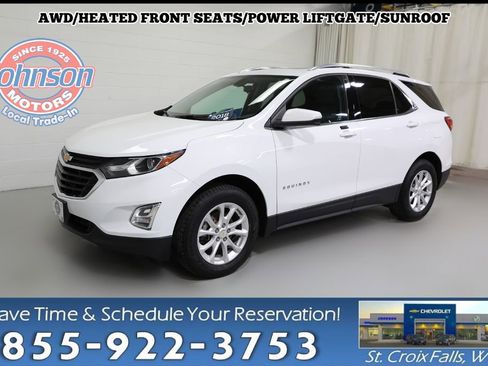Certified 2018 Chevrolet Equinox LT w/ Sun & Infotainment Package AWD/4WD image 1