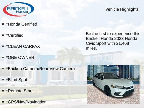Used 2023 Honda Civic Sport image 9