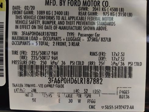 Used 2020 Ford Fusion SE FWD image 33