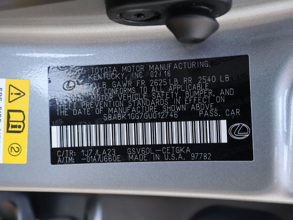 Used 2016 Lexus ES 350 w/ Premium Package w/Wood Trim FWD image 50