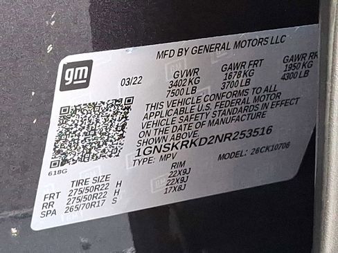 Used 2022 Chevrolet Tahoe RST w/ Max Trailering Package image 26