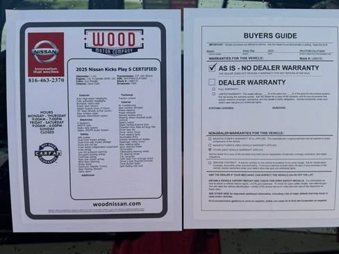 Certified 2025 Nissan Kicks Play S image 10