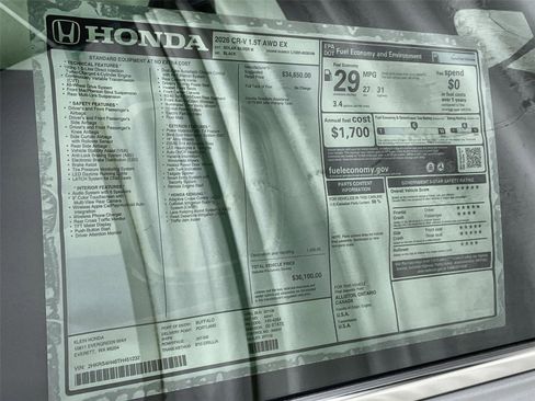New 2026 Honda CR-V EX image 33