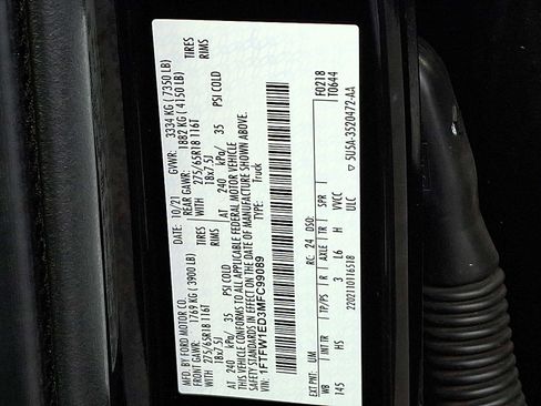 Used 2021 Ford F150 Lariat w/ Equipment Group 502A High image 27