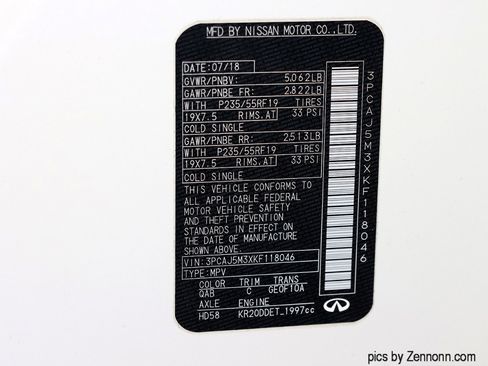 Used 2019 INFINITI QX50 Essential w/ Premium Heat Package image 37