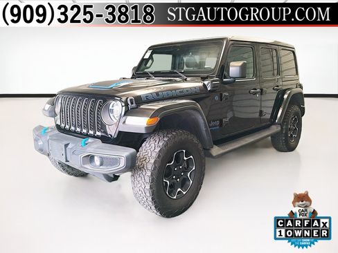 Used 2022 Jeep Wrangler Unlimited Rubicon 4xe w/ Cold Weather Group AWD/4WD image 1