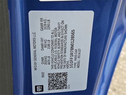 Used 2022 Chevrolet Camaro LT w/ RS Package image 32