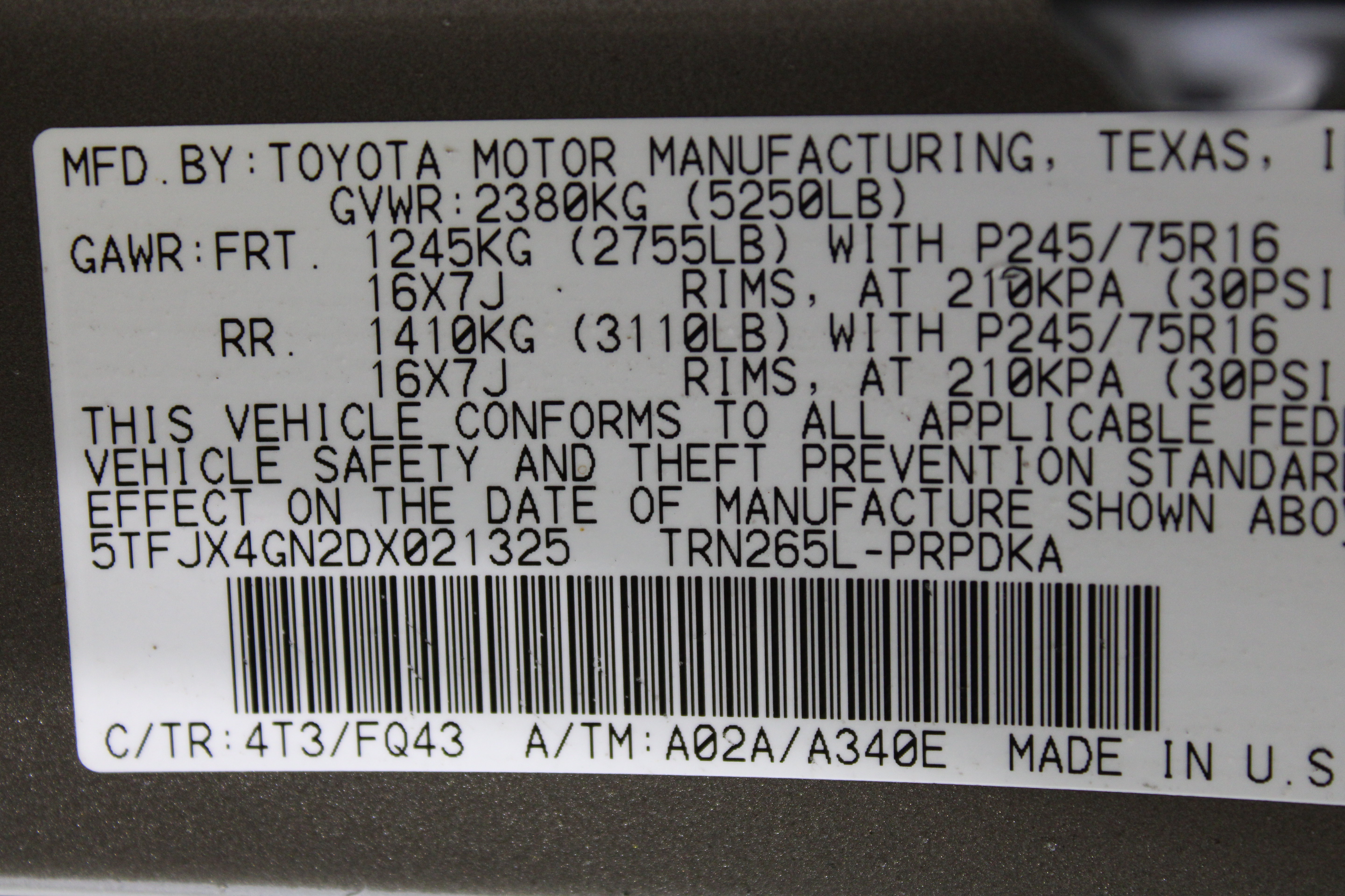 Used 2013 Toyota Tacoma PreRunner w/ SR5 Pkg RWD image 36