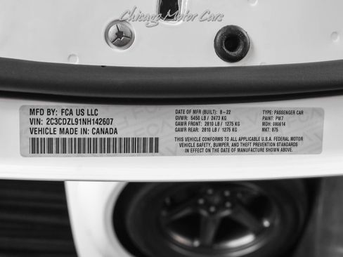 Used 2022 Dodge Challenger SRT Super Stock RWD image 50