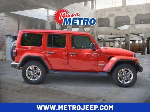 Used 2021 Jeep Wrangler Unlimited Sahara AWD/4WD image 1