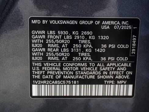 Used 2025 Volkswagen Atlas SE AWD/4WD image 36