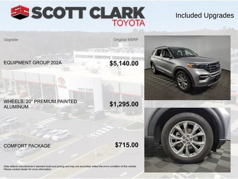 Used 2020 Ford Explorer XLT w/ Equipment Group 202A image 4