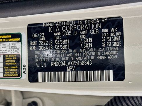 Used 2023 Kia EV6 Wind w/ Wind Technology Package RWD image 32