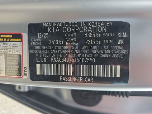 New 2026 Kia K5 GT-Line image 39