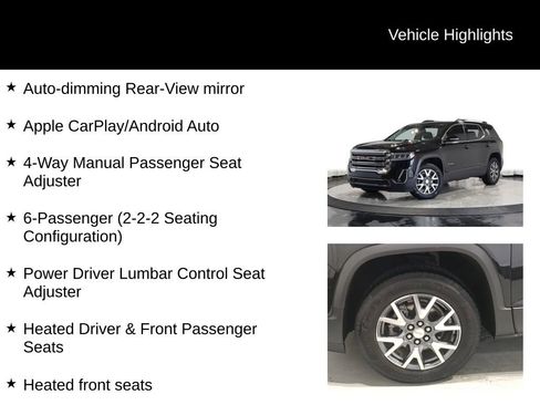 Used 2022 GMC Acadia SLT w/ LPO, Floor Liner Package FWD image 25