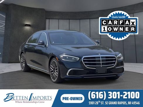 Used 2022 Mercedes-Benz S 580 4MATIC Sedan w/ Rear Seat Package image 1