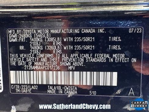 Used 2023 Lexus RX 350 FWD w/ Cold Area Package image 47