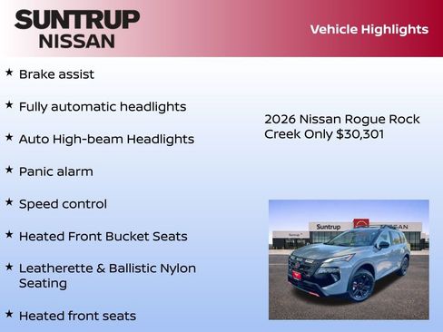 New 2026 Nissan Rogue SV image 30