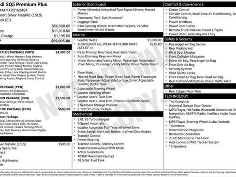 Certified 2023 Audi SQ5 Premium Plus w/ Premium Plus Package AWD/4WD image 41