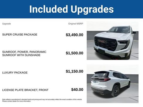 Used 2024 GMC Acadia AT4 w/ Super Cruise Package AWD/4WD image 5