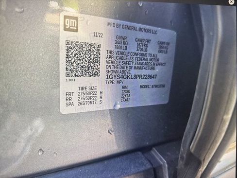 Used 2023 Cadillac Escalade Sport Platinum w/ LPO, ONYX Package image 13