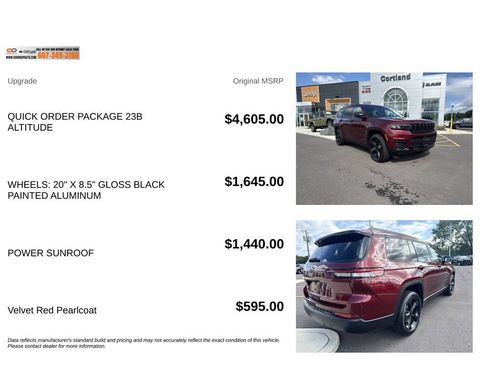 Used 2023 Jeep Grand Cherokee L Laredo AWD/4WD image 5