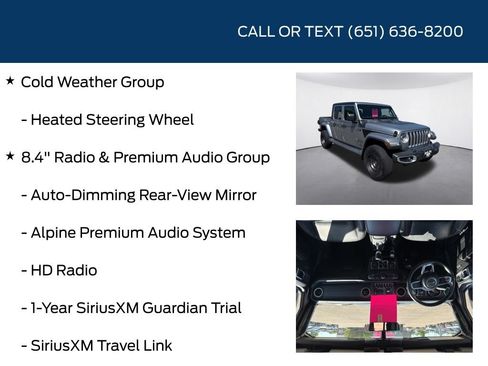 Used 2020 Jeep Gladiator Overland AWD/4WD image 15