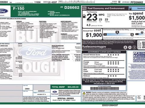 Certified 2023 Ford F150 XLT w/ Equipment Group 302A High AWD/4WD image 33