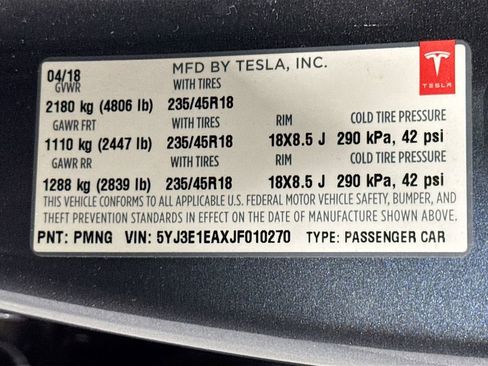 Used 2018 Tesla Model 3 Long Range image 26