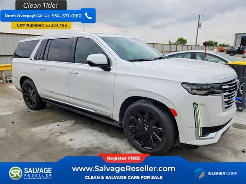 Used 2021 Cadillac Escalade ESV Premium Luxury Platinum AWD/4WD image 5