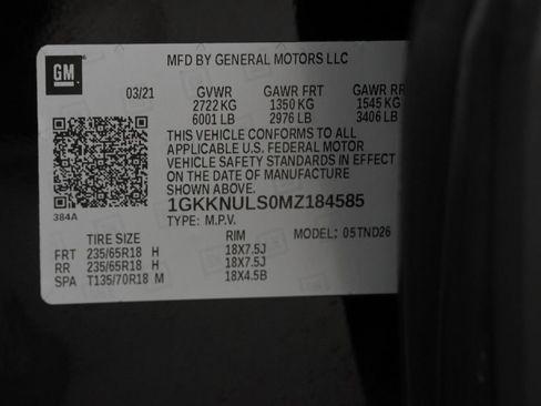Used 2021 GMC Acadia SLT AWD/4WD image 54