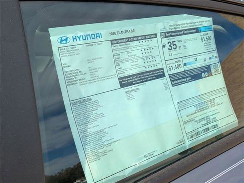 New 2026 Hyundai Elantra SE image 23