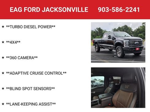 Used 2024 Ford F350 King Ranch w/ FX4 Off-Road Package AWD/4WD image 8