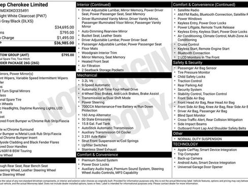 Used 2019 Jeep Cherokee Limited w/ Trailer Tow Group image 19