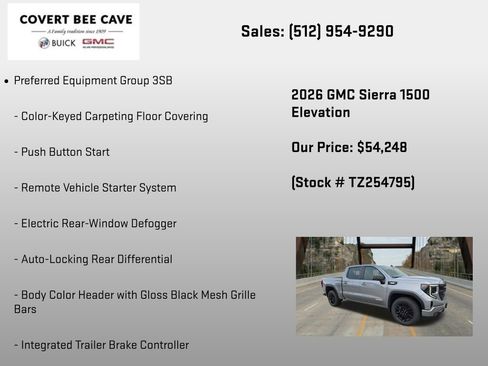 New 2026 GMC Sierra 1500 Elevation AWD/4WD image 12