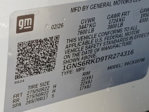 New 2026 Chevrolet Tahoe RST w/ Comfort Package image 20