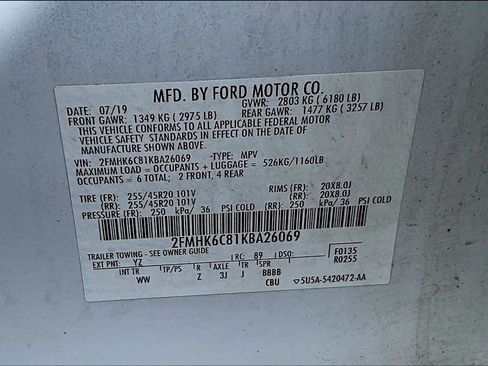 Used 2019 Ford Flex SEL w/ Equipment Group 202A AWD/4WD image 22