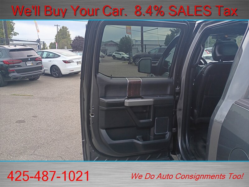 Used 2015 Ford F150 Platinum w/ Equipment Group 701A Luxury AWD/4WD image 19