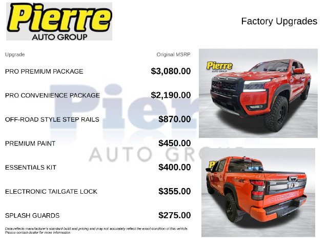 Used 2025 Nissan Frontier PRO-4X w/ Pro Premium Package AWD/4WD image 12