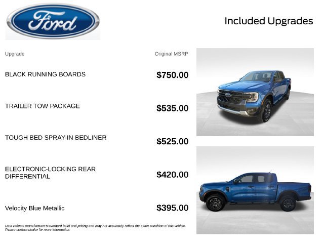 New 2026 Ford Ranger XLT w/ Trailer Tow Package AWD/4WD image 2