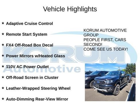 Used 2023 Ford Ranger XLT w/ Equipment Group 302A High AWD/4WD image 8