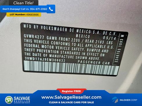 Used 2014 Volkswagen Jetta SE image 16