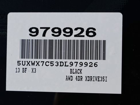 Used 2013 BMW X3 xDrive35i AWD/4WD image 7