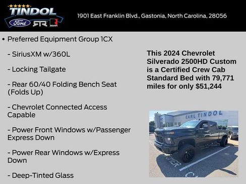 Used 2024 Chevrolet Silverado 2500 Custom w/ Custom Value Package AWD/4WD image 11