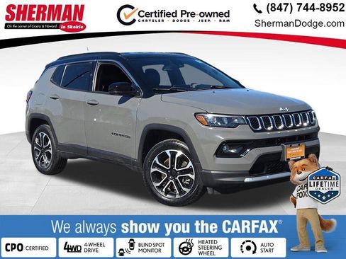 Certified 2024 Jeep Compass Limited AWD/4WD image 1