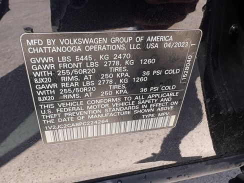 Used 2023 Volkswagen Atlas Cross Sport SE w/ Panoramic Sunroof Package FWD image 30