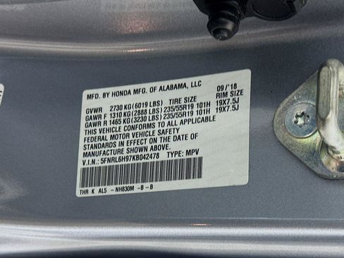 Used 2019 Honda Odyssey Elite image 12