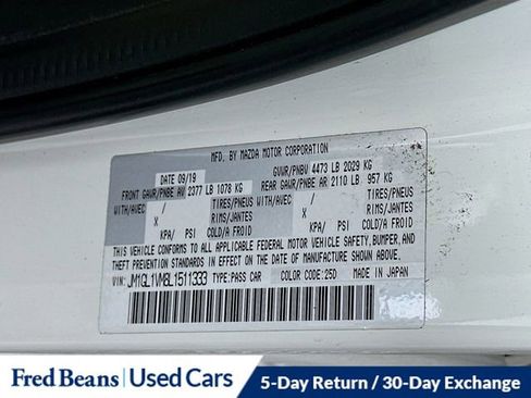 Used 2020 MAZDA MAZDA6 Touring image 36