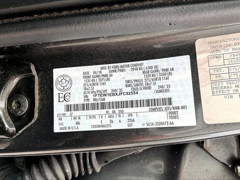 Used 2018 Ford F150 XLT w/ Equipment Group 301A Mid AWD/4WD image 19